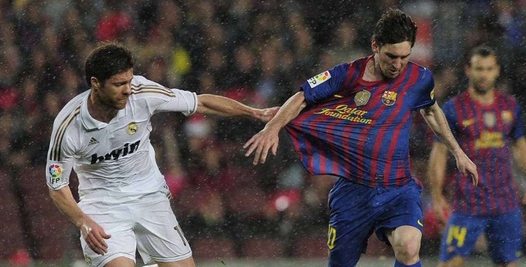 Xabi Alonso y su sufrimiento al marcar a Messi