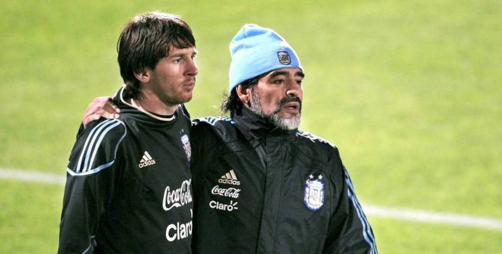 Maradona criticó duramente el liderazgo de Leo Messi