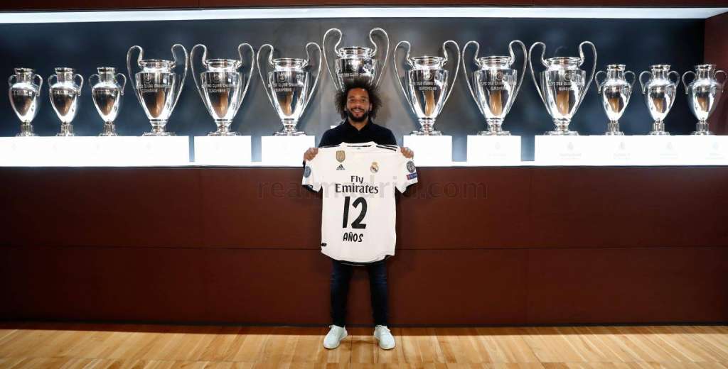 Marcelo cumple 12 años en el Real Madrid