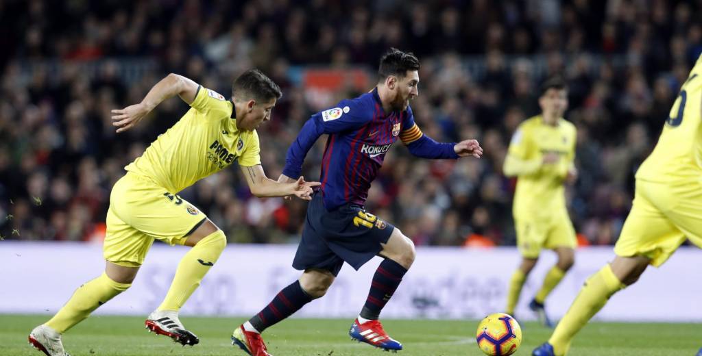 La jugada de Messi que dejó congelados a siete rivales del Villarreal