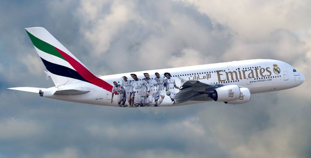 El espectacular avión privado de 440 millones de dólares del Real Madrid