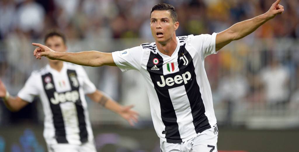 Con un gol de Cristiano Ronaldo, Juventus le ganó la Supercopa italiana al Milan