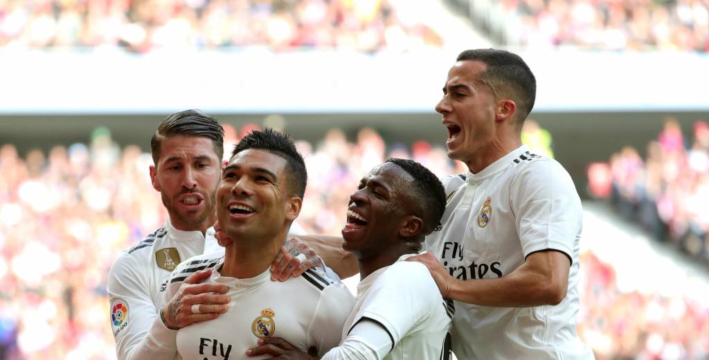 Real Madrid derrotó 3-1 al Atlético en un clásico caliente