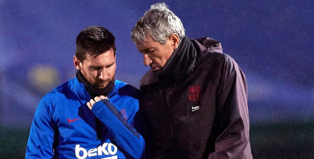 Golpe de Messi a Setién: "Quizá no lo entendió muy bien, pero..."