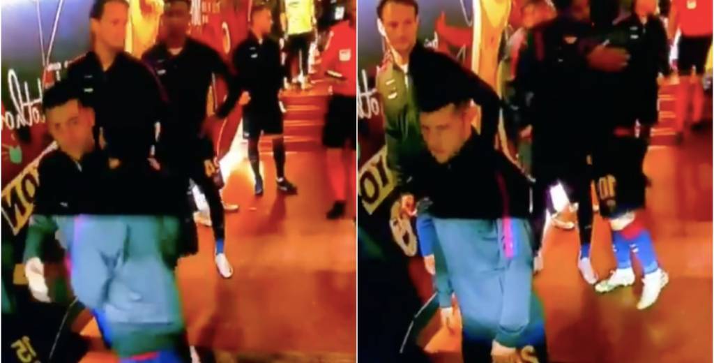 ¿Todo mal? La polémica imagen de Messi y Rakitic en el túnel del Camp Nou