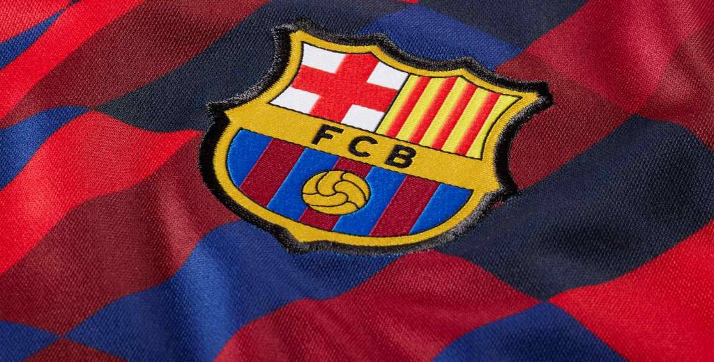 La espectacular nueva camiseta de entrenamiento del Barcelona