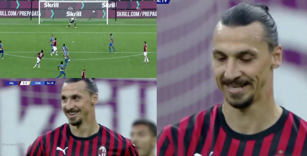 Metió un golazo impresionante y la reacción de Zlatan fue brutal