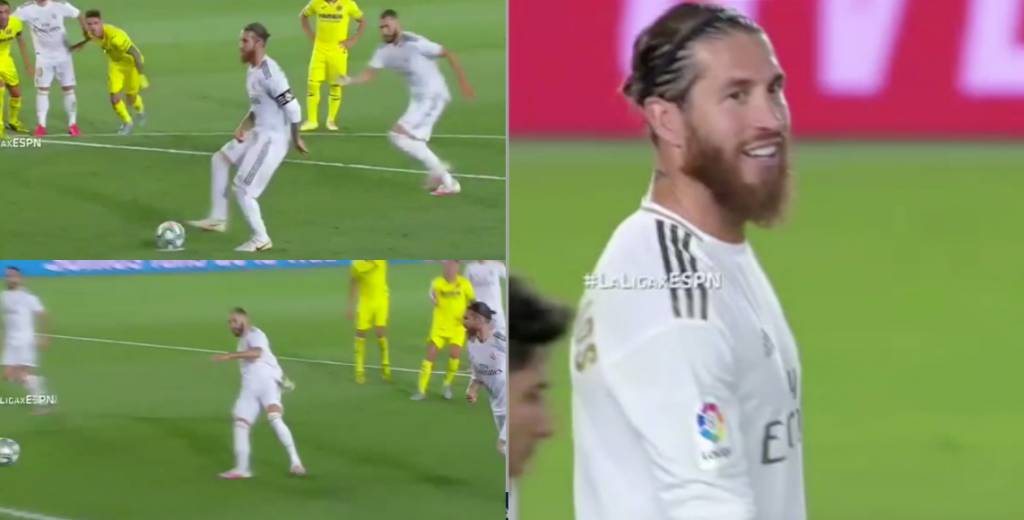Sergio Ramos y Benzema imitaron el penal de Messi y Suárez y salió mal