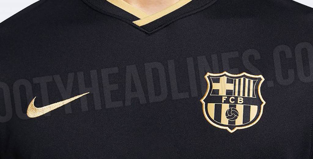 Así será la espectacular camiseta negra y dorada del Barcelona