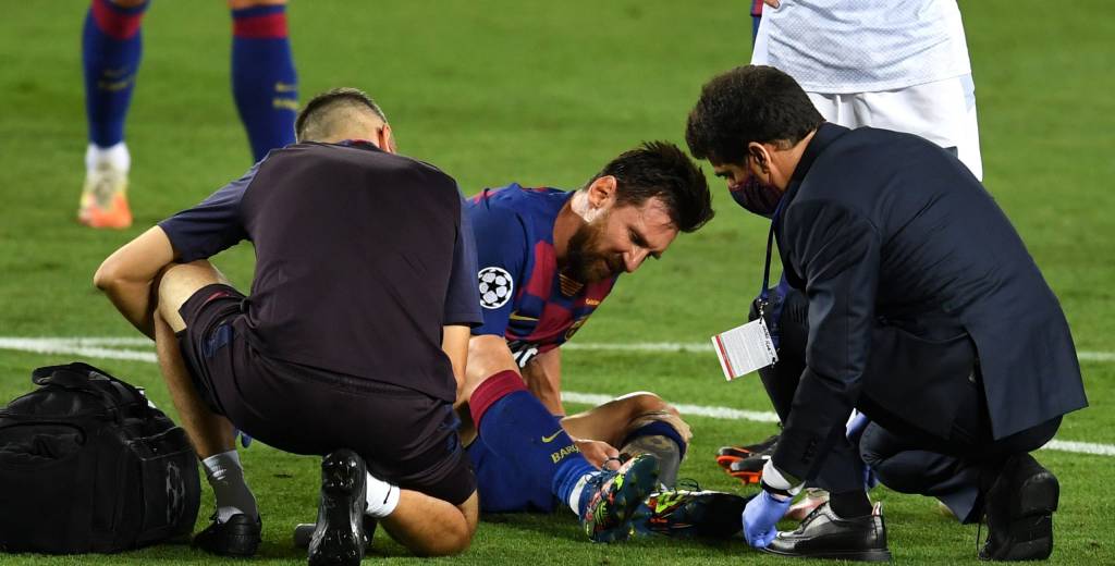 Tiembla el Barcelona: así llegó Messi a entrenar