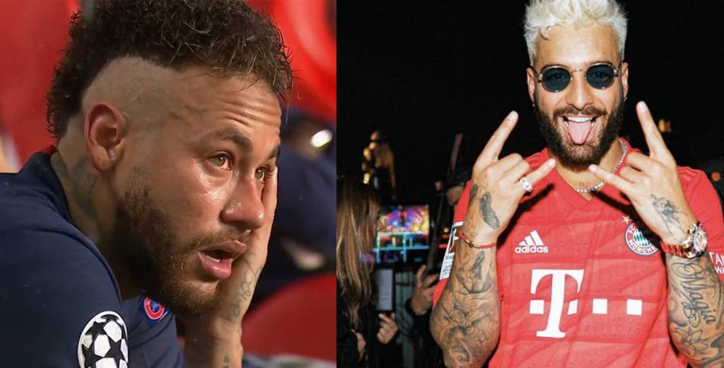 Un palazo brutal: Bayern se burló de Neymar con Maluma