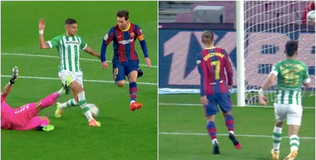 Messi está demente: entra y da una asistencia sin tocar el balón