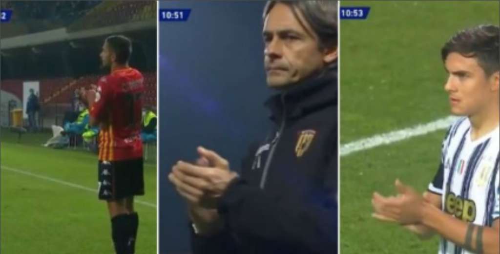 Benevento - Juventus, minuto 10 y sucede esto por Diego Maradona...