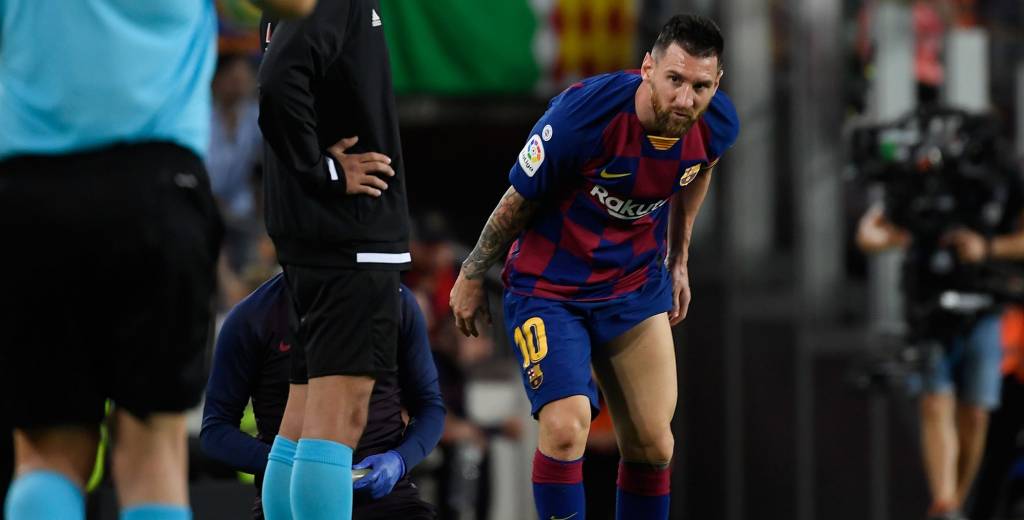 Messi se lesionó y no vuelve al Barcelona