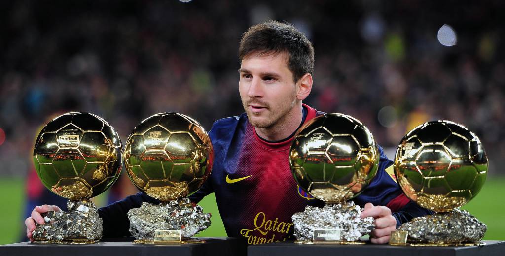 El 7 de enero del 2013 Lionel Messi ganaba su cuarto Balón de Oro