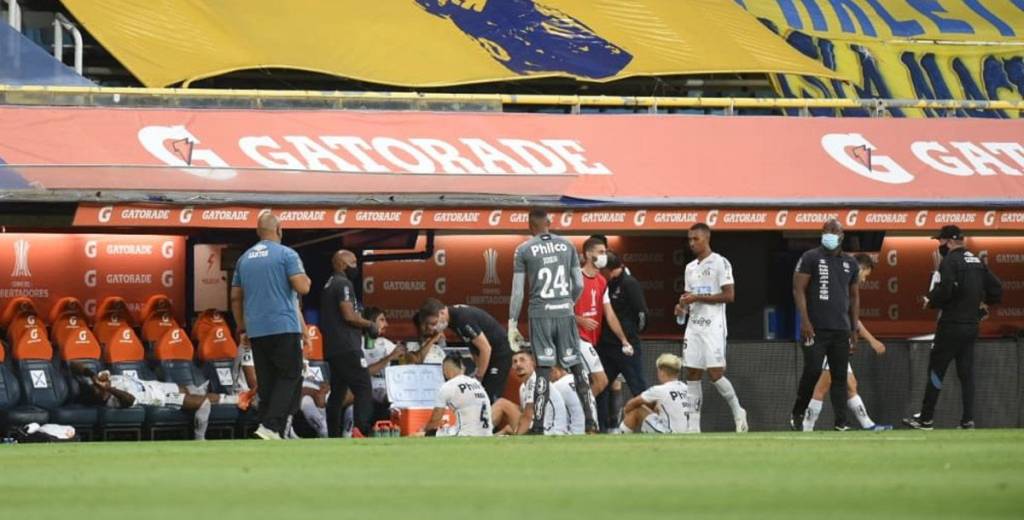 ¿Boca a la final de Libertadores? El arquero de Santos atajó con COVID-19
