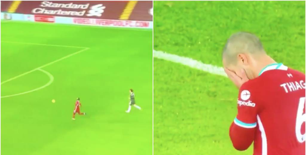Liverpool arde: terminó el partido cuando Mané se iba al gol