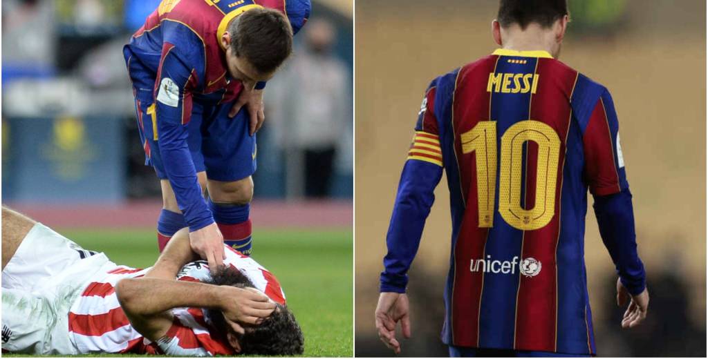 Messi y la imagen inédita de la trompada a Villalibre