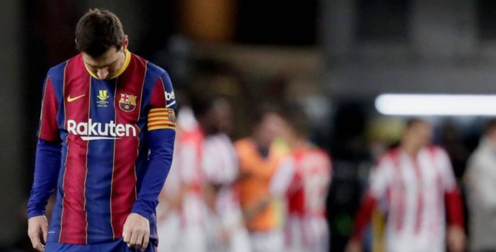 Messi y lo que pasó en el vestuario tras la expulsión