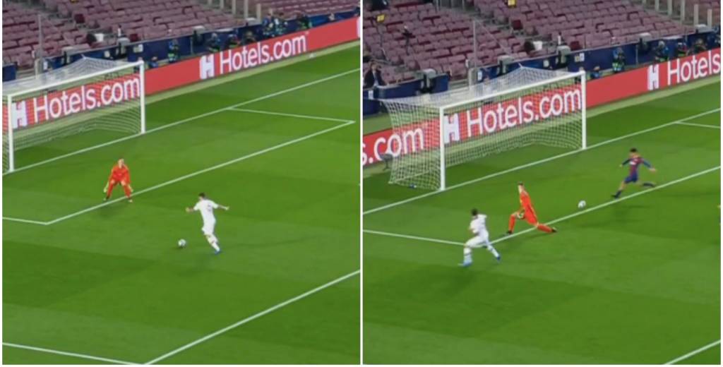 Icardi quedó solo y se perdió un gol insólito ante Barcelona