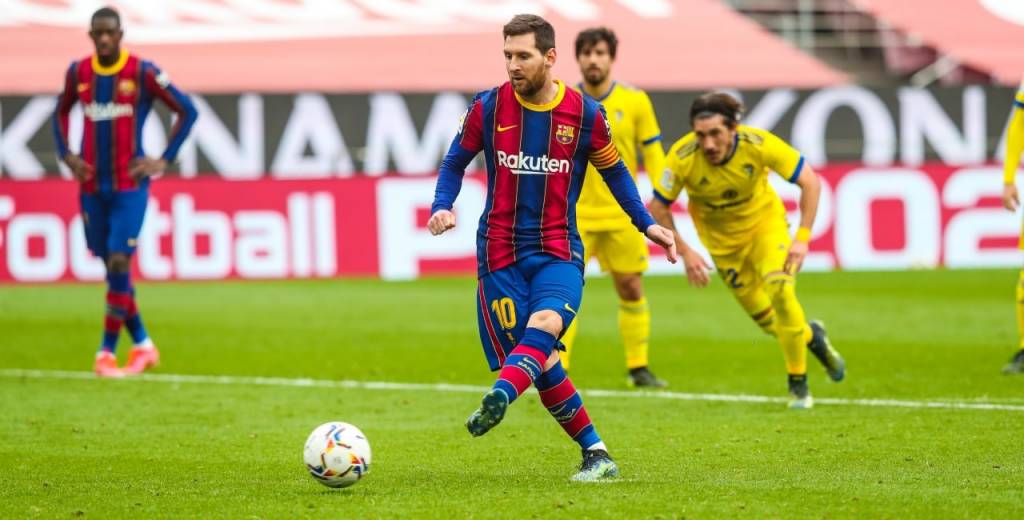 ¡Messi está loco! Todos los récords que rompió en Barcelona-Cádiz