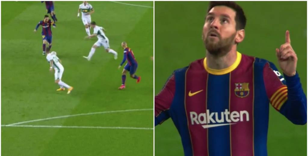 Messi no es normal: golazo monumental del 10 al Elche