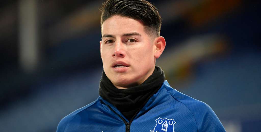 A James Rodríguez no le importa nada: "Ni sé con quién juega Everton"