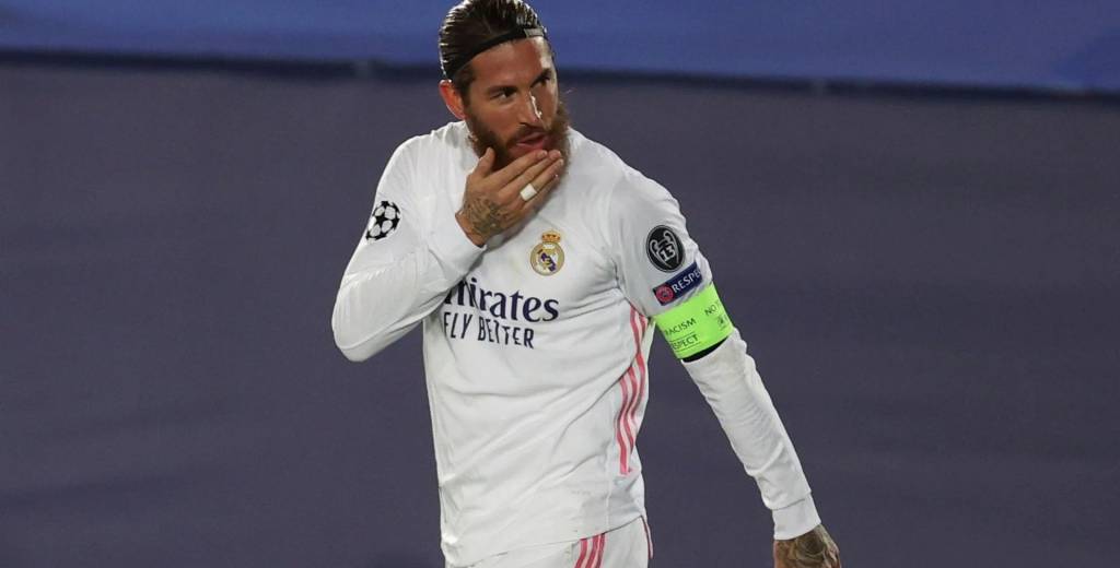 Sergio Ramos se lesionó y sufre el Real Madrid