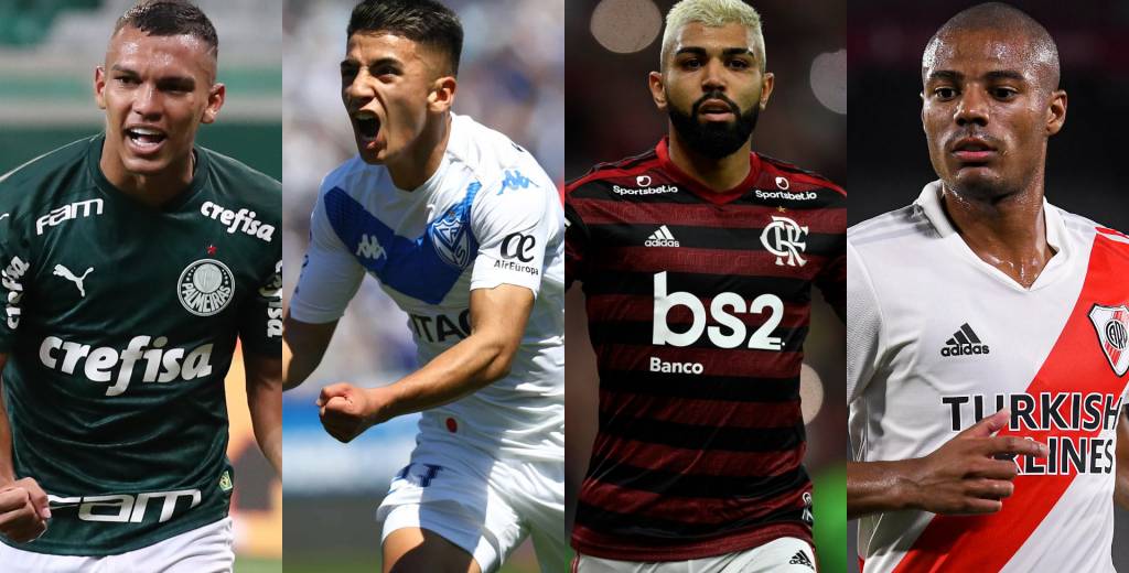 Los 20 futbolistas más costosos de la Copa Libertadores 2021