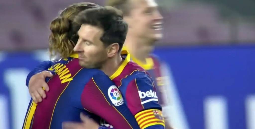 El gesto de Messi con Griezmann