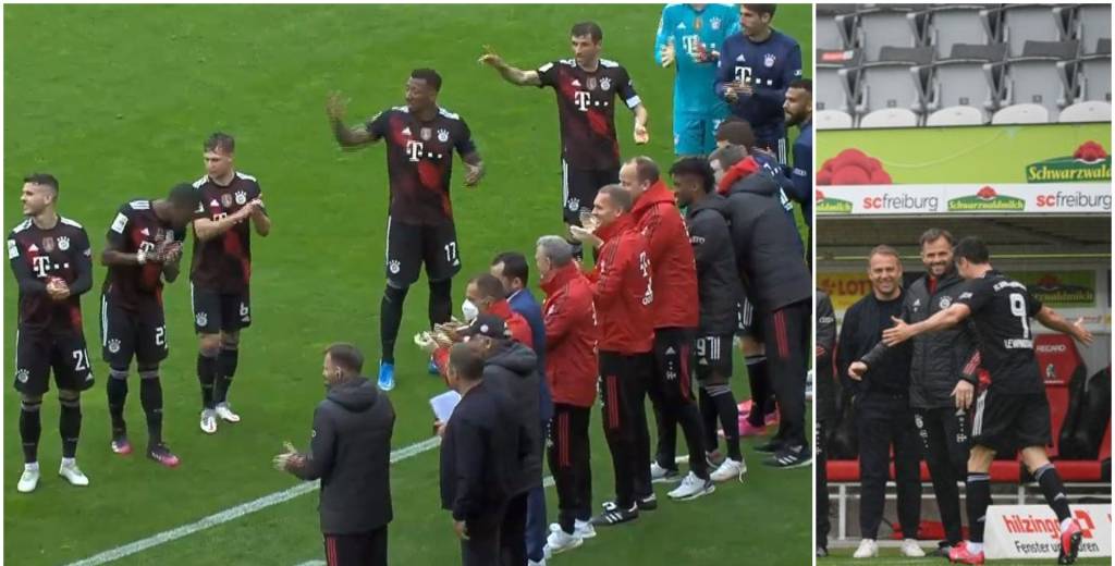 El brutal festejo que preparó Bayern para Lewandowski