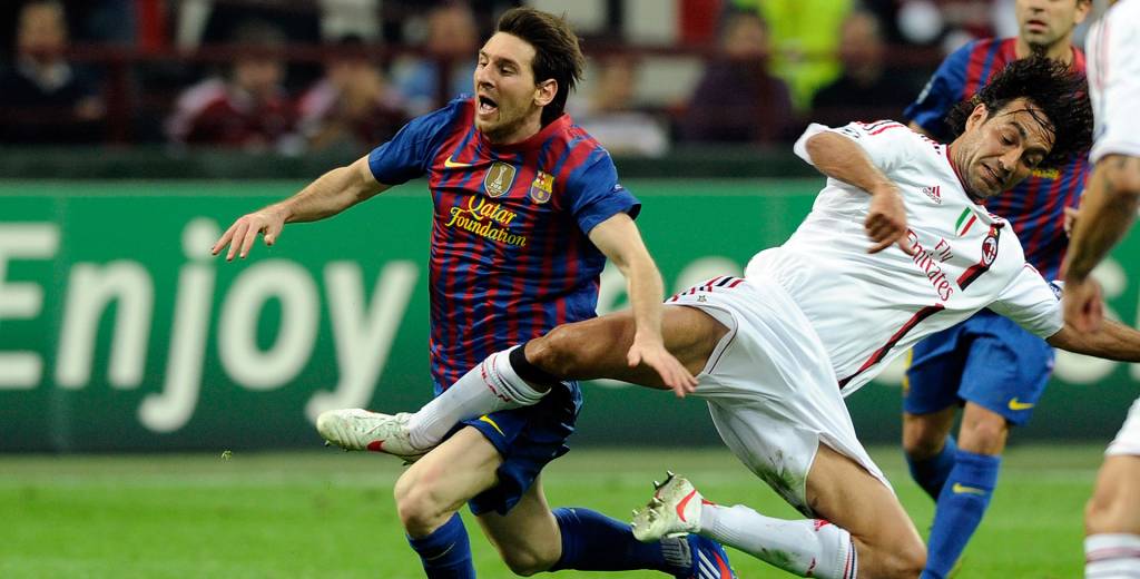 "Le pegué a Messi y me fui al suelo: me destruyó"