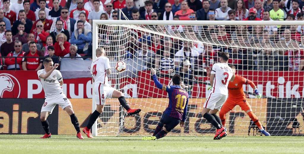 El golazo descomunal que le hizo Leo Messi al Sevilla