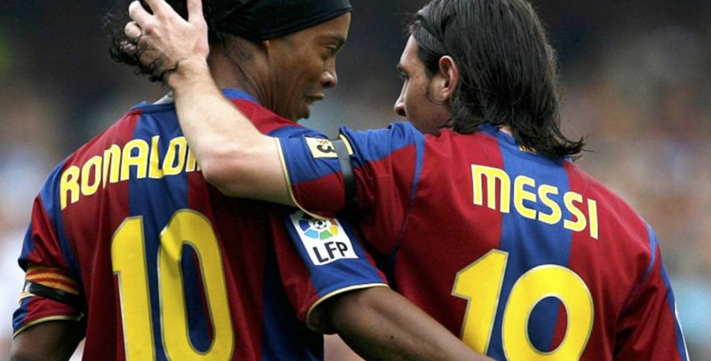 El último pedido que le hizo Ronaldinho a Messi antes de irse del Barcelona