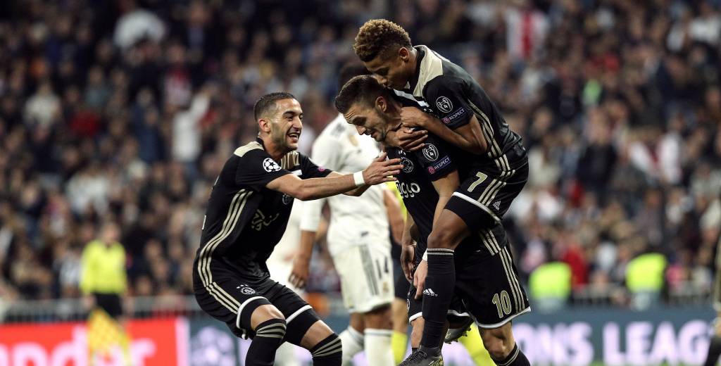 Un Ajax espectacular goleó al Real Madrid y lo eliminó de la Champions