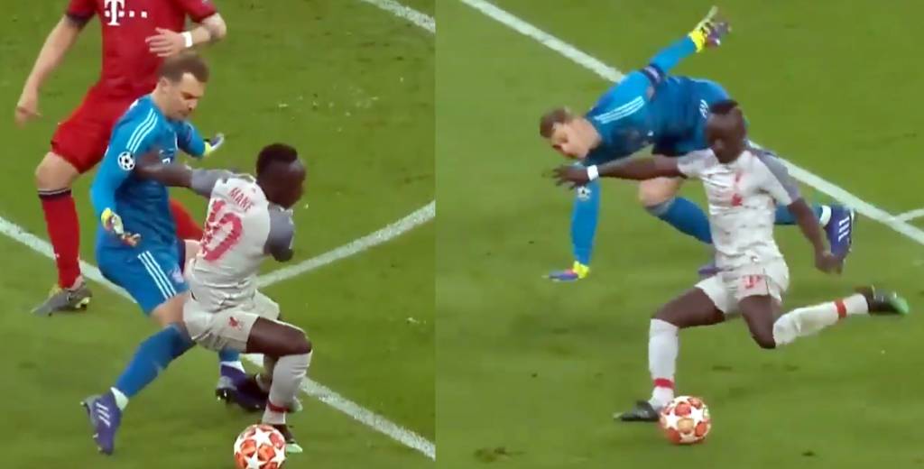La brutal jugada y gol de Sadio Mané que dejó mareado a Neuer