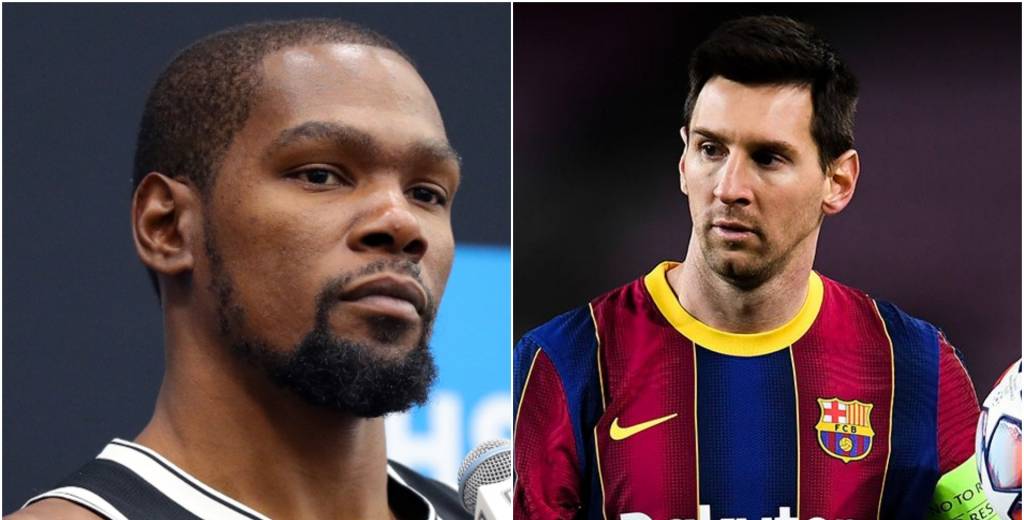La indignación de Kevin Durant por el contrato de Messi en FC Barcelona