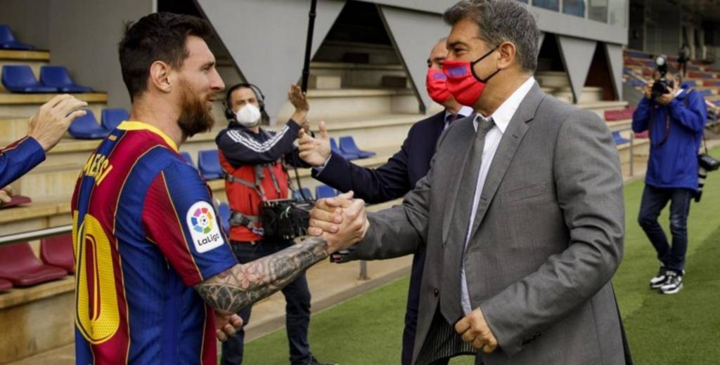 Laporta rompió el silencio y habló sobre la renovación de Messi