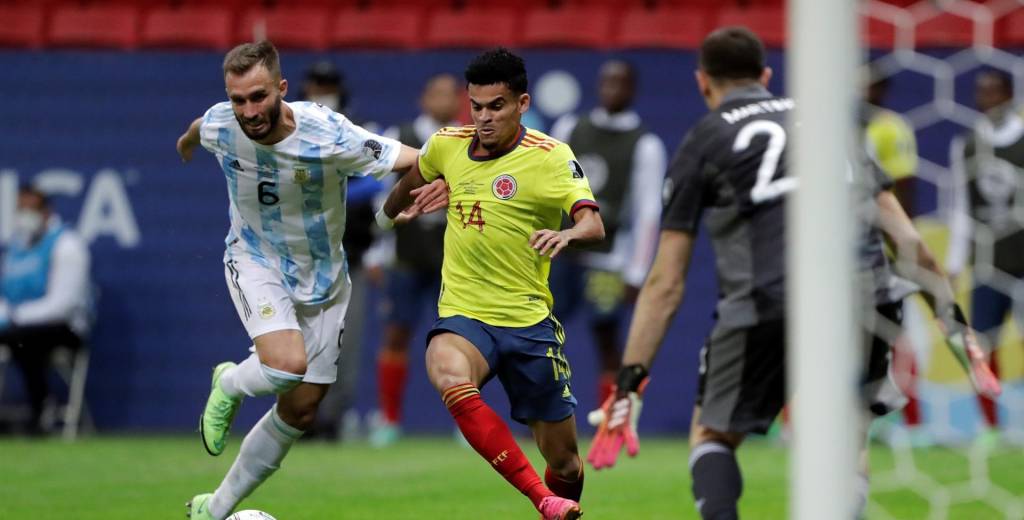 Argentina se durmió y Luis Díaz marcó un golazo para Colombia