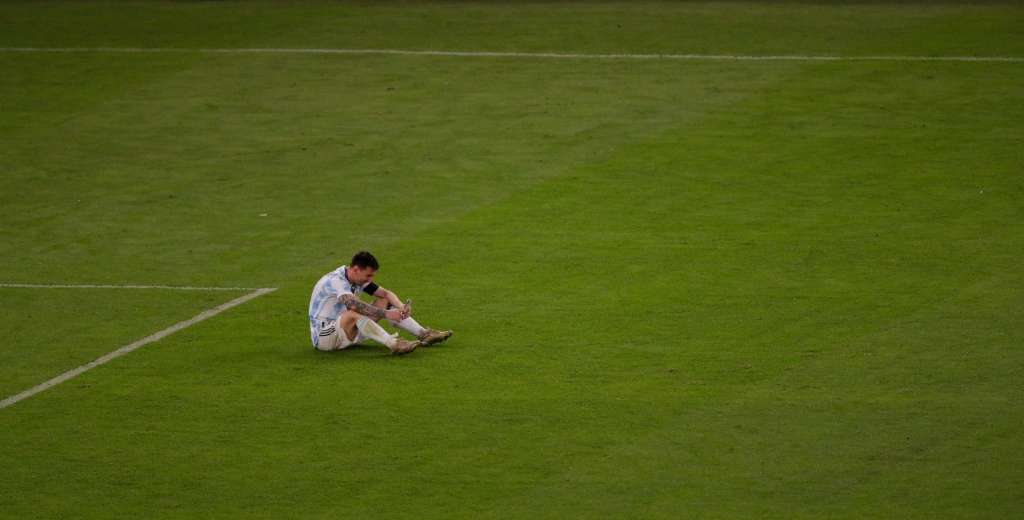 Messi se detuvo en los festejos e hizo un emotivo llamado 