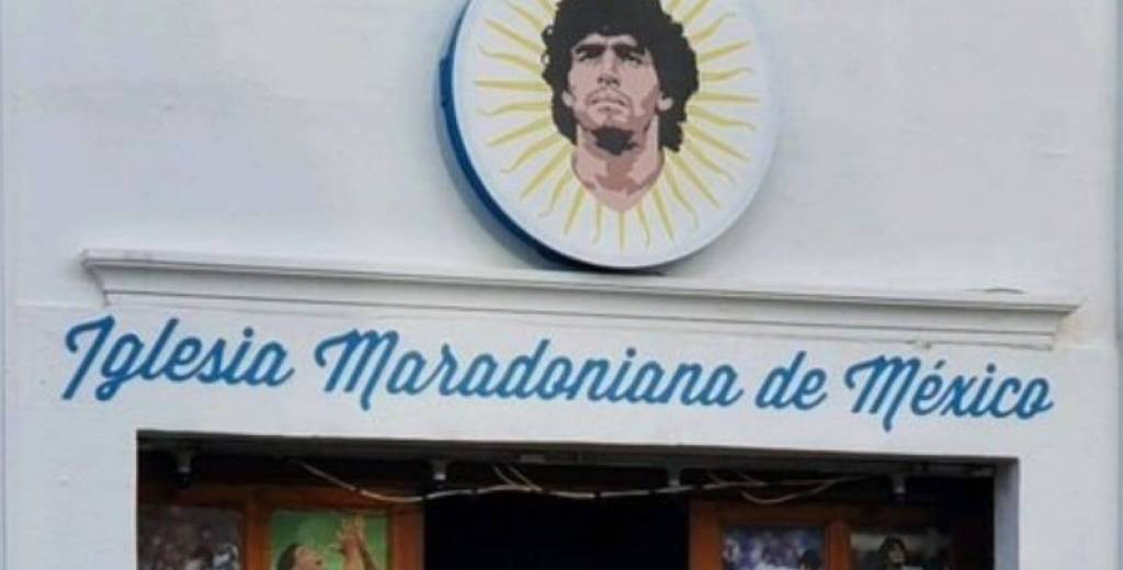 La Iglesia Maradoniana ya tiene su sede en México