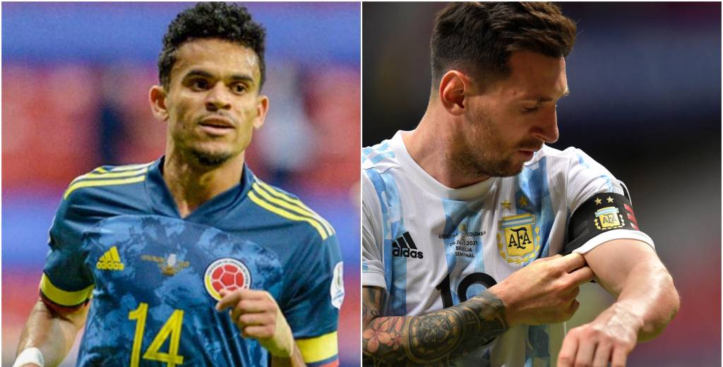 Luis Díaz confesó por qué no se llevó la camiseta de Messi