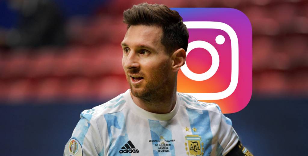 Messi arrasa en Instagram y nadie lo puede parar