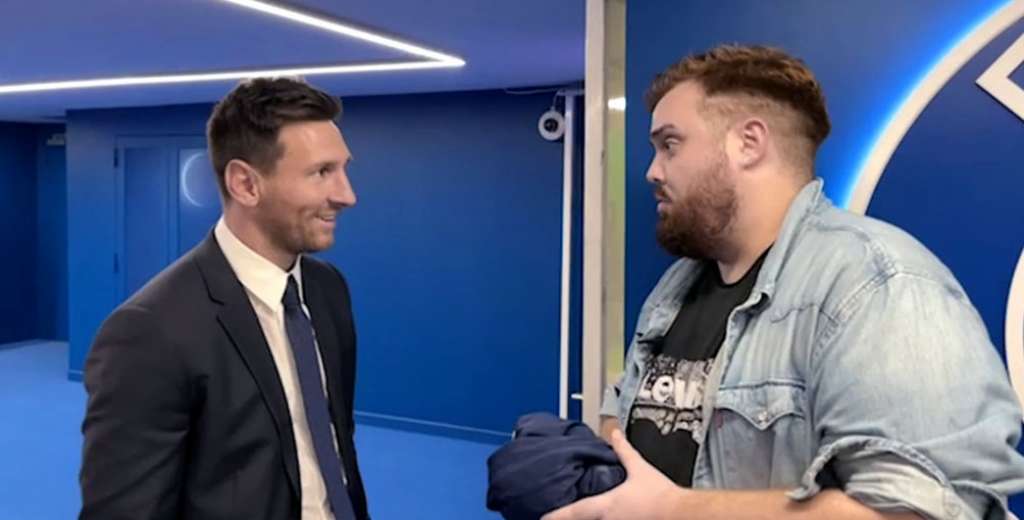 "Qué momento más incómodo": Ibai entrevistó a Messi en el estadio