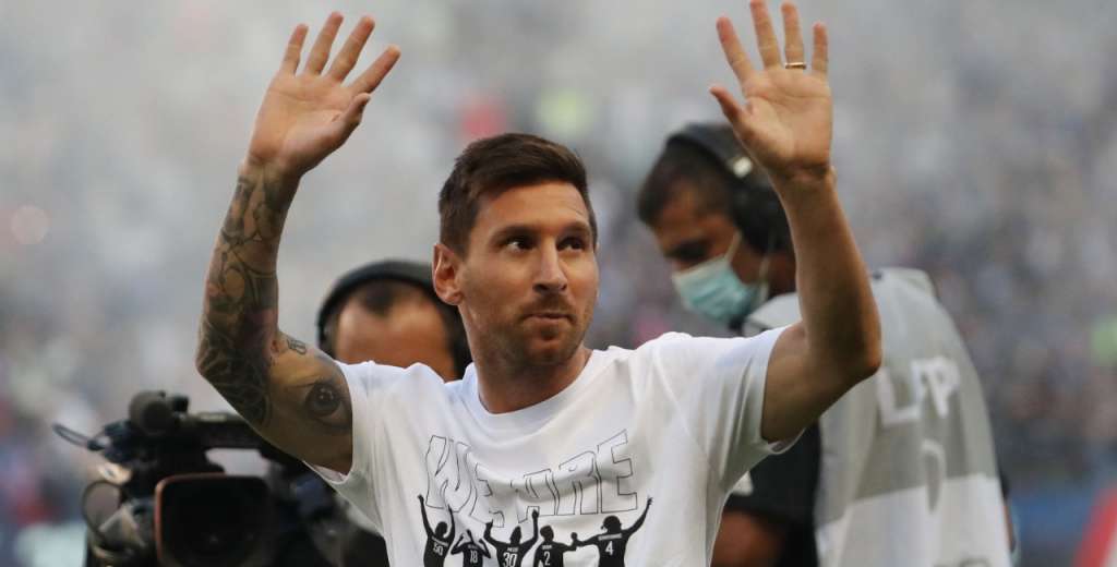 Impactante: la presentación de Messi ante los hinchas del PSG