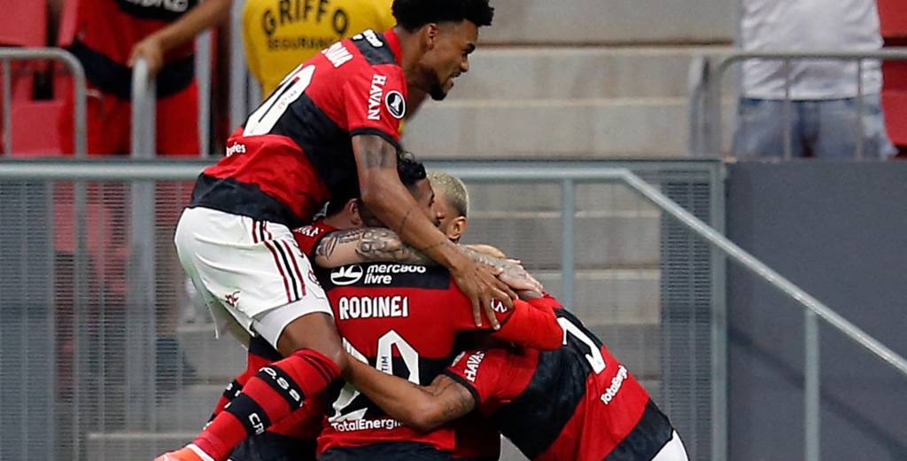 Flamengo humilló a Olimpia en los cuartos de la Libertadores