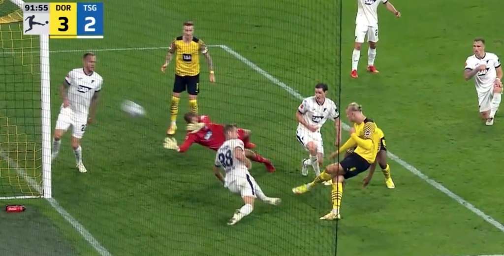 El Dortmund ganó con un gol agónico de Haaland