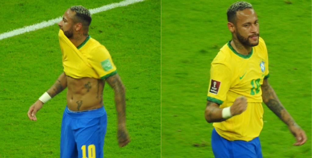 Neymar metió un gol y mostró que está en forma