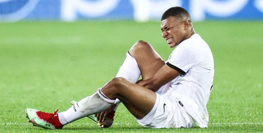 Preocupación en el PSG: Mbappé no pudo seguir y se fue lesionado