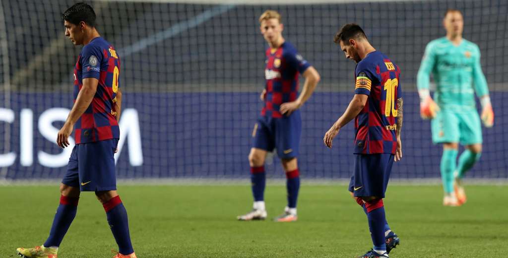"Barcelona perdió 8-2 contra el Bayern con Messi, Suárez, Griezmann"